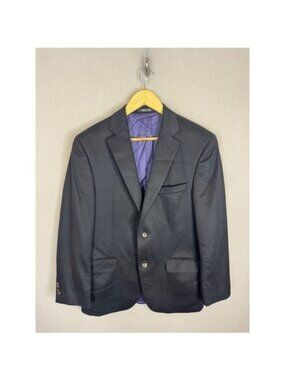 Black Brown 1826 Lux 100% Cashmere Blazer Mens 40R Black Sport Coat Canada